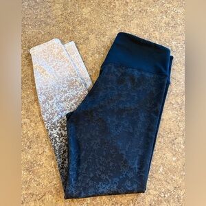 H&M Black and Gray Patterned Leggings